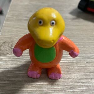 Vintage 1987 Soma LOVE DINO Barney Dinosaur KO PVC